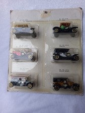 Oldtimer Modellautos 6 Stück, sehr alt, makellos und OVP, Sammlerstücke