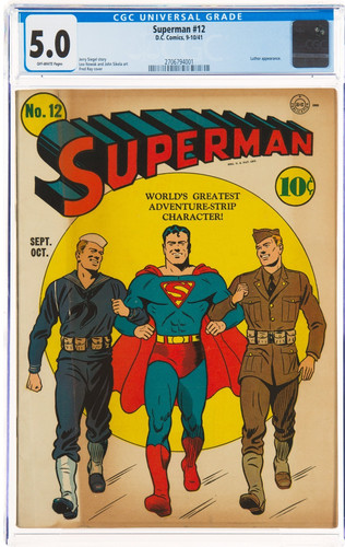 Superman 1941 cgc 5 0 - 1941,