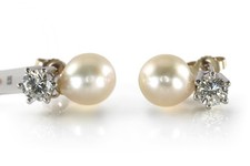 Ohrstecker Salzwasser Perlen