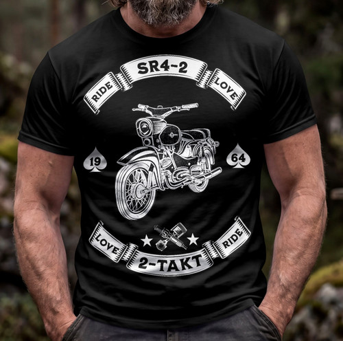 Ddr moped shirt - t-shirt, star