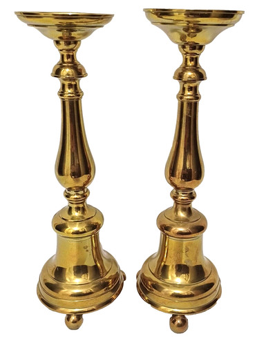 Vintage kerzenständer - 2x,