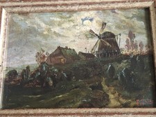 Antik,Gemälde,Öl, Um