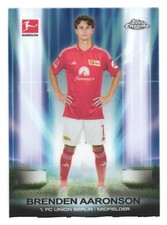 2023-24 Topps Chrome Bundesliga Ultrabeam FC Union Berlin Brenden Aaronson