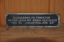 Altes Blechschild 20/30er
