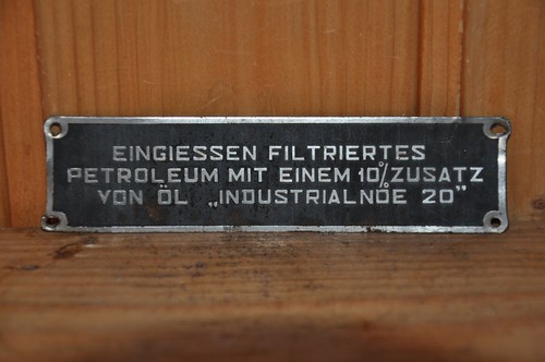 Altes blechschild 30er - altes,