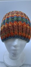 handgestrickte Mütze ,  gemustert