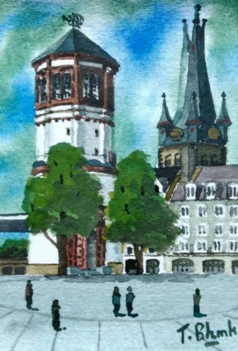 Original aquarell - aquarell,