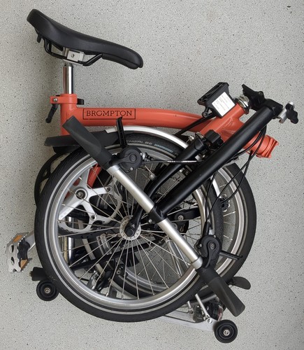 Brompton s6l faltrad - brompton, fire