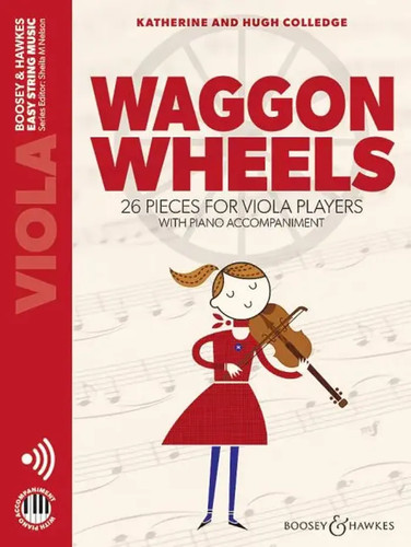 Waggon wheels viola - wheels:, with