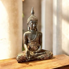 Buddha Figur Deko sitzend