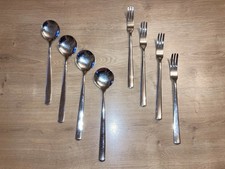 WMF Cromargan Spaghetti Besteck für 4 Personen Gabeln mit 3 Zinken