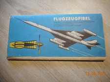 Flugzeugfibel Typenblätter Flugzeuge NVA Modellbau  Militärverlag DDR 1965