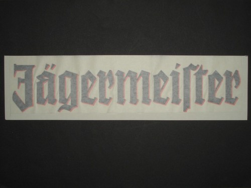 Jägermeister aufkleber - jÄgermeister,