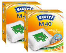 8 Staubsaugerbeutel Swirl M40