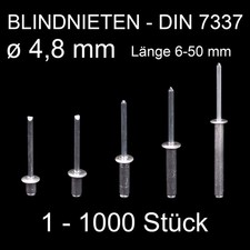 Blindnieten Popnieten Alu