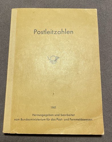 Postleitzahlenbuch deutschland - postleitzahlenbuch,