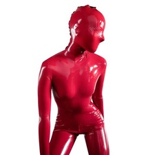 Latex catsuit mit - catsuit, maske