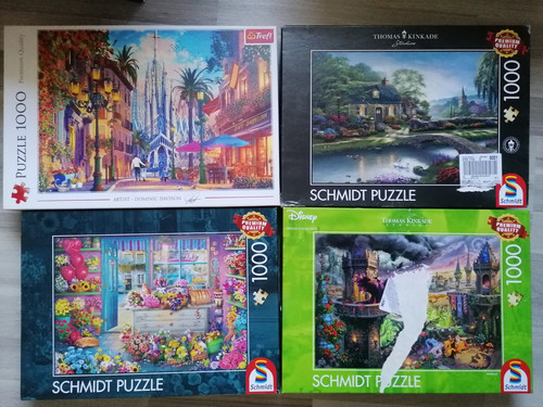1000 teile puzzel - teile,