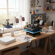 8 in 1 30x38cm T-Shirtpresse Hitzepresse Heißpresse Heat Press Transferpresse DE