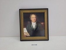 Kunstdruck Druck Luther alt antik Deko DDR-Zeit Holzrahmen 28,5x25cm #2511140