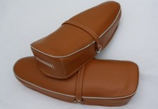 Vespa sitzbank hell - hell, braun