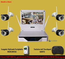 Kabellos Videoüberwachung Set