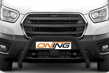 Frontbügel SCHWARZ für Ford Transit 2019-2024 70mm Frontschutzbügel Edelstahl