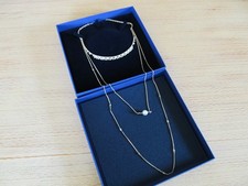 Original Swarovski zauberhafte Kette Collier Layer Kette vergoldet Neu & OVP