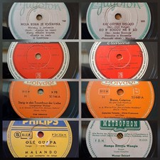 Schellackplatten Konvolut 8x