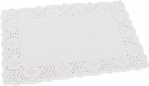 Weißes spitzenpapier - weißes,