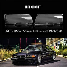 Für BMW E38 7er Facelift 1999-2001 Paar Scheinwerferglas Glas Streuscheibe L+R