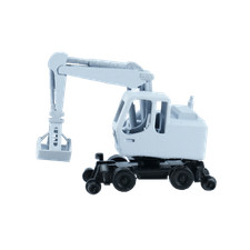 Spur TT Zweiwegebagger grau