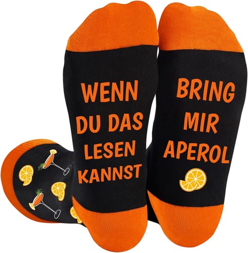 Aperol geschenk socken damen - aperol,
