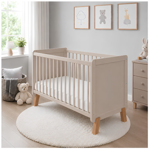 Babybett kinderbett 60x120 - kinderbett,