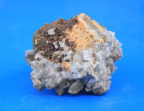 Pyrit auf baryt - 430,9g, stufe