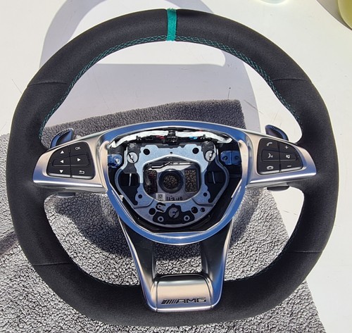 Mercedes amg alcantara lenkrad - alcantara,