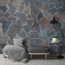 Fototapete 3D Bruchstein Mauer