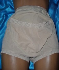 RAR Vintage Anita Umstands Miederhose Mieder Slip m. Spitze HAUT Gr. 75 neu (j1)