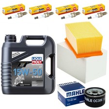 Set Öl Wartung 4L Luftfilter Ölfilter Zündkerzen für BMW R 1200 NineT 1200 13-20