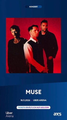 Muse konzertticket 2026 - konzertticket, 18.11.2026