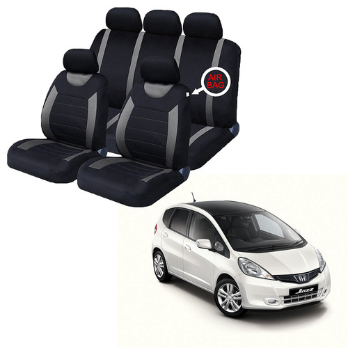 Für honda jazz schwarz grau - schwarz, &