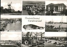 Carolinensiel Ostfriesland Windmuehle Hafen Harlesiel Seewasserschwimmbecken Jug