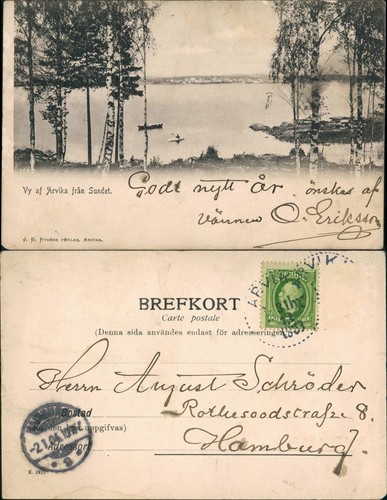 Postcard arvika - postcard,