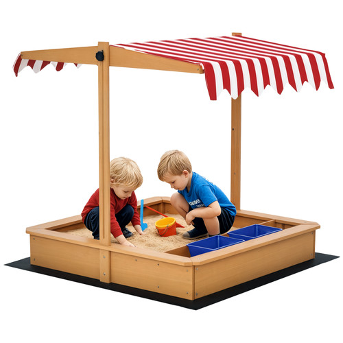 Sandkasten sandkiste mit - sandkiste, dach