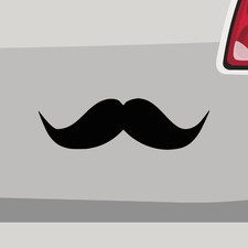 Aufkleber Schnurrbart Mustache