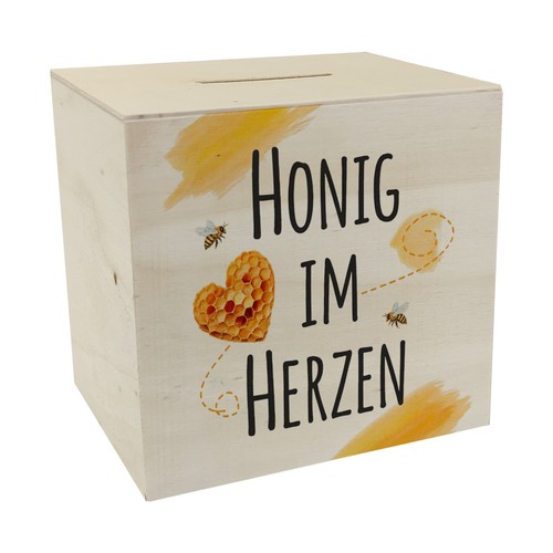Honigwaben bienen spardose aus - honigwaben,
