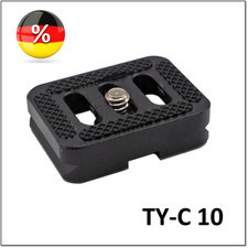 1 x Schnellwechselplatte TY-C 10 / Adapterplatte Stativ  für ARCA-SWISS Standard