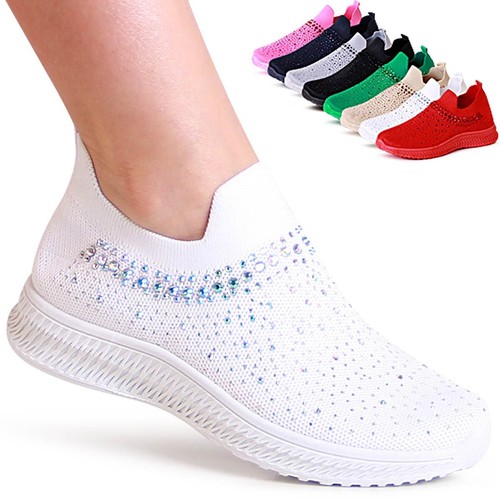 Damen plateau sneaker glitzer - plateau,
