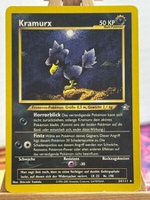 Kramurx 24/111 Neo Genesis Rare Deutsch Exc Pokemon