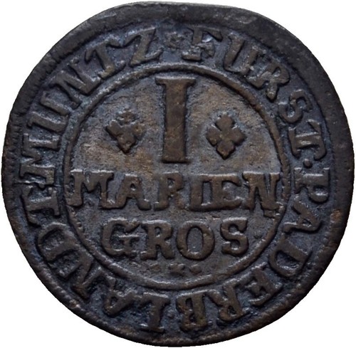 Paderborn mariengroschen 1712 - mariengroschen,
